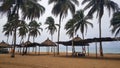 Beach at Lome in Togo Royalty Free Stock Photo