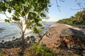 The beach of Los Cobanos Royalty Free Stock Photo