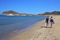 Beach Los Genoveses from Nijar, Almeria Royalty Free Stock Photo