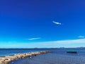 Beach of los Narejos, seascape in Spain