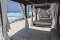 Beach Lounges in Cancun Mexico