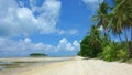 Beach at low tide