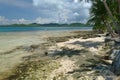 Beach at low tide