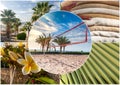 The beach at the luxury hotel, Sharm el Sheikh, Egypt