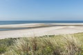 Beach at Maasvlakte Rotterdam Royalty Free Stock Photo