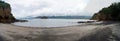 Beach in Machalilla National Park - Puerto Lopez - Ecuador Royalty Free Stock Photo