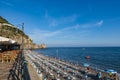 Beach at Maiori in Amalfi Coast