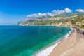 Beach of Maiori town, Amalfi coast, Campagnia region, Italy