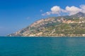 Beach of Maiori town, Amalfi coast, Campagnia region, Italy