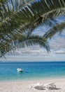 Beach at Makarska Riviera,adriatic Sea,Croatia Royalty Free Stock Photo