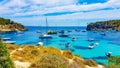 Beach of Mallorca portal vells Royalty Free Stock Photo