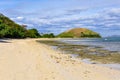 On the beach in Mana Island, Fiji Royalty Free Stock Photo