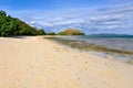 On the beach in Mana Island, Fiji Royalty Free Stock Photo