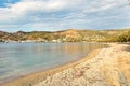 The beach of Marmari in Evia island, Greece