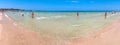 Beach and Mediterranean sea in San Vito Lo Capo, Sicily, Italy Royalty Free Stock Photo