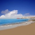 Beach Meloneras in Gran Canaria San Bartolome Royalty Free Stock Photo