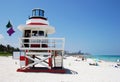 The Beach on Miami Beach Royalty Free Stock Photo