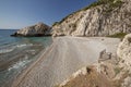 Beach Micro Seitani in island Samos - Greece Royalty Free Stock Photo