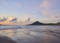 Low tide on Moledo beach