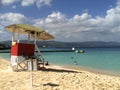 Beach in Montego Bay, Jamaica Royalty Free Stock Photo