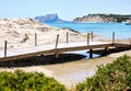 Beach of Moraira, spanish coastal town. Spain