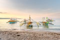 Beach of Morong, Bataan, Philippines in early morning Royalty Free Stock Photo