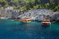 Beach and mountains near Alanya, Turkey Royalty Free Stock Photo