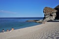 Beach of the Muertos from Carboneras Almeria Andalusia Spain