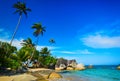 Beach of Natuna3 Island Indonesia Royalty Free Stock Photo