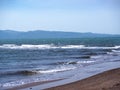 Beach at Nature Reserve at Skala Kalloni Lesvos Greece Royalty Free Stock Photo