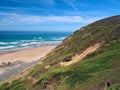 Beach near Aljezur in Portugal at the coast Vicentina, where the fishermens trail starts