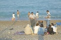 The beach near Antibes, France