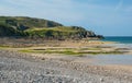 Beach near Auderville, Normandy France in summer