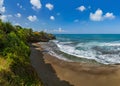 Beach near Tanah Lot Temple - Bali Indonesia Royalty Free Stock Photo