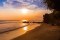 Beach near Tanah Lot Temple - Bali Indonesia Royalty Free Stock Photo