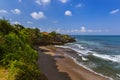 Beach near Tanah Lot Temple - Bali Indonesia Royalty Free Stock Photo