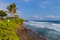 Beach near Tanah Lot Temple - Bali Indonesia Royalty Free Stock Photo