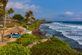 Beach near Tanah Lot Temple - Bali Indonesia Royalty Free Stock Photo