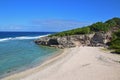 A beach nearby the famous Trou dArgent at Rodrigues Island Royalty Free Stock Photo