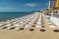 The beach of Nessebar, Bulgaria