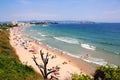 Beach in the new part of Nessebar Bulgaria, Black sea coast