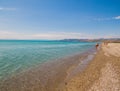 Beach in Nova Siri, Basilicata, Italy Royalty Free Stock Photo