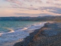 Beach on Nova Siri, Basilicata, southern Italy