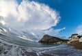 Beach at Novy Svet, Crimea Royalty Free Stock Photo