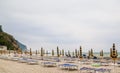 Beach of Numana in Conero riviera, Marche, Italy Royalty Free Stock Photo
