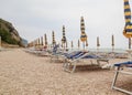 Beach of Numana in Conero riviera, Marche, Italy Royalty Free Stock Photo