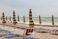 Beach of Numana in Conero riviera, Marche, Italy Royalty Free Stock Photo