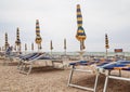 Beach of Numana in Conero riviera, Marche, Italy Royalty Free Stock Photo