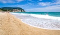 Beach of Numana, Marche region - Ancona - Italy. Royalty Free Stock Photo