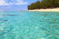 Beach on ocean coast. Lagoon Hermitage, Reunion